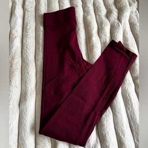 Forever 21 Burgundy Leggings size small